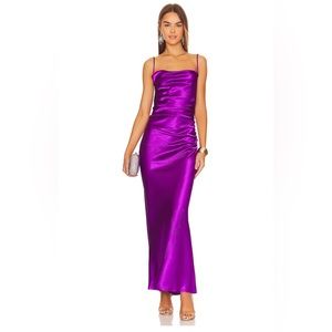 Stunning Revolve Lanthia purple maxi dress. Small EUC. Worn once